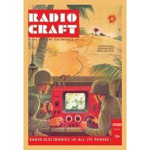  Vintage Art Radio Craft Television Controlled Machine Gun 