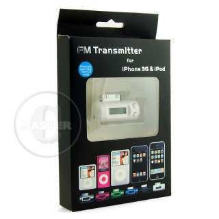  FM TRANSMITTER WIRELESS MUSIC  CAR STEREO iPHONE 3G 4 4G S iPOD 