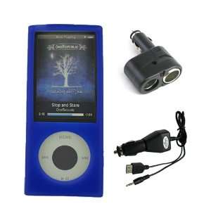   Car Charger+Black FM Transmitter for Apple Ipod Nano 5g Electronics