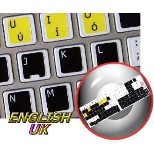  LEARNING ENGLISH UK COLORED MAC (APPLE) KEYBOARD STICKERS 