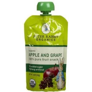 Peter Rabbit Organics Apple & Grape Fruit Snack   10 ct (Quantity of 3 