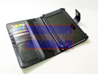 Leather Case Wallet for Archos 7 70 Internet Tablet ZTE V9 Light V9 