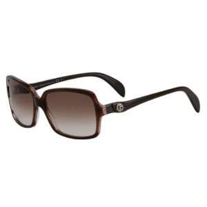  GIORGIO ARMANI SUNGLASSES WOMENS BROWN VIOLET GA757/S 16L 