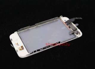  White New Digitizer Touch Screen Frame Assembly For Apple iPhone 3GS