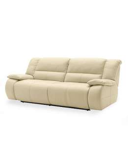 Franco Leather Sofa, Double Power Motion Reclining   furniture 