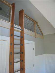 Ship Ladder Antique Space Saving Stairs Loft Library Attic Ladder 