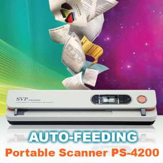 SVP PS 4200 Auto Feeding (Motor) Portable Color Scanner  