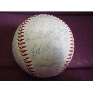  1959 San Francisco Giants Team Signed Baseball Sports 