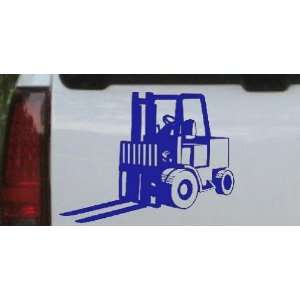 Blue 30in X 22.5in    Fork Lift Construction Business Car Window Wall 