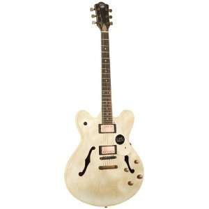  AXL Badwater Semi Hollow Electric Guitar, Antique Off 