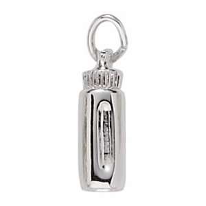    Rembrandt Charms Baby Bottle Charm, Sterling Silver Jewelry