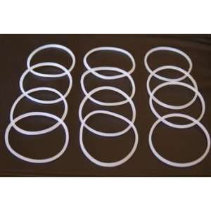    12 Replacement Gaskets for Magic Bullet Blades 