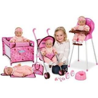 Graco Baby Doll Playset   Stroller, Swing, Pack N Play Lite Playpen 