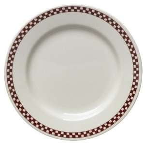   Laughlin 1791R Diner Check Dinnerware Collection in Cinnabar Baby
