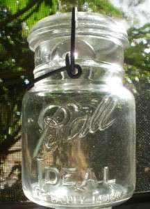   Ball Ideal Canning Jar W/ Bale Latch Lid PATD JULY 14 1908 Gift Jar