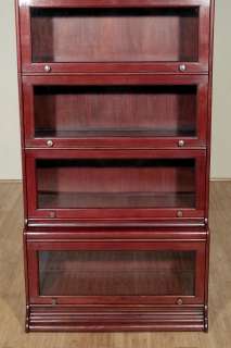 9Ft CHERRY 8 Tier Stacking BARRISTER Lawyers BOOKCASE c  