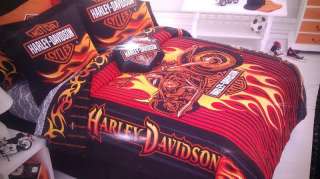   YOUTH ADULTS SPECIAL HARLEY DAVIDSON COMFORTER TWIN FULL QUEEN BEDDING