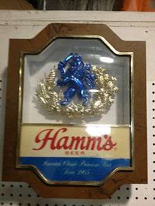 Hamms Vintage Light Up Beer Sign  