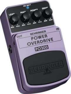 Behringer PO300 Ultimate Power Overdrive Effects Pedal  