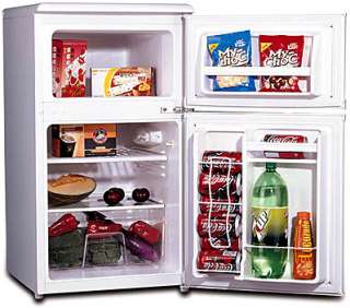 Mini Fridge Freezer Refrigerator Compact Combo RF 320W  