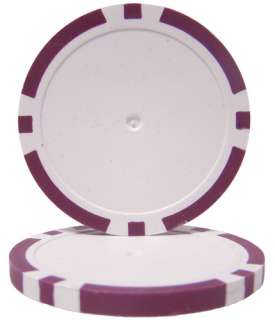 50 Purple Blank Clay Poker Chips 14 Grams Custom Build  