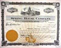 1912 Block Island Rhode Island Spring House Stock  
