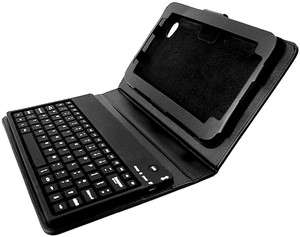 Bluetooth Wireless Keyboard Leather Case For Samsung Galaxy Tab P1000 