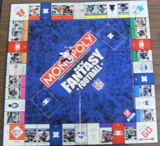 My Fantasy Football Players Edition Monopoly Board Game  