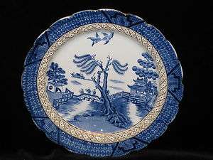 BOOTHS   REAL OLD WILLOW   BLUE #9072   DINNER PLATE   48C  