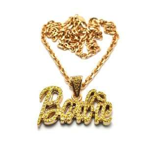   Nicki Minaj Barbie Pendant with a 20 Inch Link Necklace Chain Jewelry