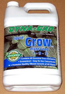 Dyna Gro 7 9 5 Liquid Grow Plant Food Fertilizer   8 oz  