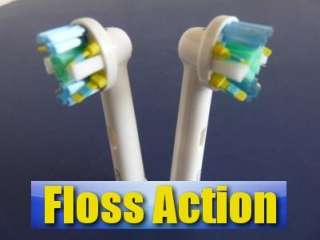 ORAL B FLOSS ACTION TOOTHBRUSH HEADS BRUSHES BRAUN  
