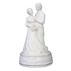 Irish Belleek Claddagh Bride Groom Wedding Cake Topper Made in Ireland 