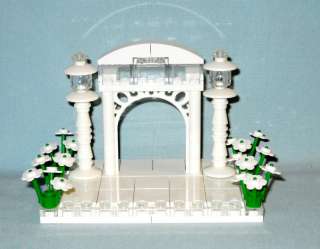 LEGO WEDDING CAKE TOPPER ARCH FOR BRIDE & GROOM, NEW  