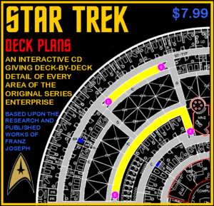 Enterprise Deck Plans CD Star Trek TOS  