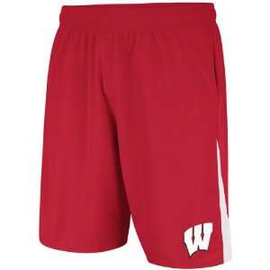  Wisconsin Badgers Adult Sideline Basketball Shorts by 