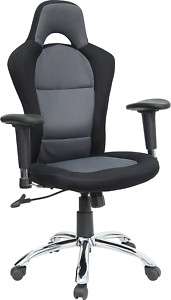 Fabric Mesh Race Car Bucket Seat Office Chair Swivel  