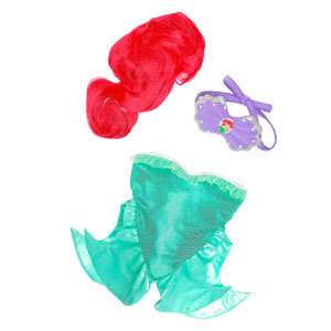 Build a Bear Disney Ariel outfit/costume 3 pc ~~NEW  