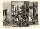 Cairo Egypt Views Bedouin Geb el Almar Antique 1883