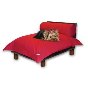  Modern Luxury Red Master Suite Pet Bed, Also Small Dog Bed 