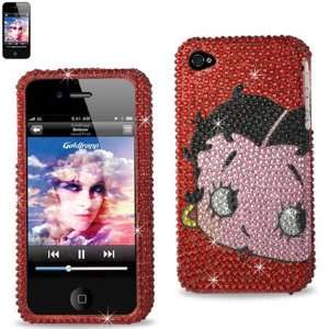   Case Cover   RED (+ Bonus Betty Boop Novelty Item) Cell Phones