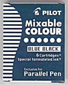 Pilot Parallel Calligraphy Pen Refill BLUE BLACK Pack/6  