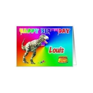  Louis, T rex Birthday Card Eater Card Health & Personal 