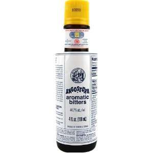 Angostura Aromatic Cocktail Bitters   4 oz Bottle  Grocery 