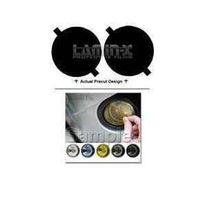   Yukon (00 06) Round Fog Light Vinyl Film Covers by LAMIN X Optic Blue