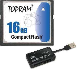   16GB 16G CF COMPACT FLASH fit Canon EOS 300D 40D + R18 reader  