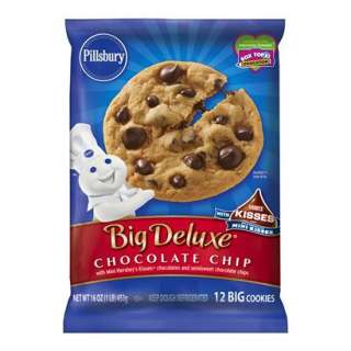 Pillsbury Big Deluxe Chocolate Chip Cookie Dough with Hersheys Mini 