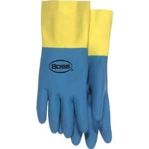 Boss Gloves 55M 14 Inch Medium Flock Lined Neoprene and Latex Gloves 