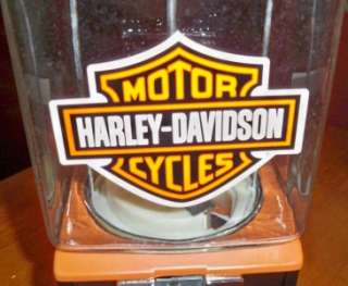 Vintage Northwestern Gumball Machine   Harley Davidson  