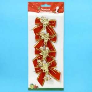  Bows 4 Piece Redwangel&2 Bells Bows & Gift Prep Case Pack 